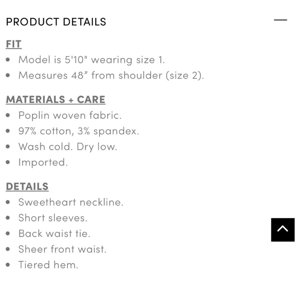 Torrid Midi Poplin Sheer Waist Dress size 2 black 18-20 - Picture 5 of 5